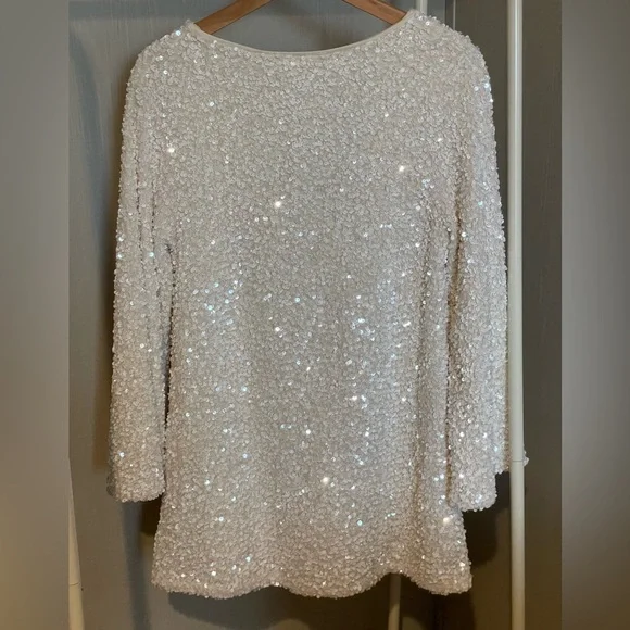 H&M Sequin Dress with bow in the back, NWT - Picture 1 of 6